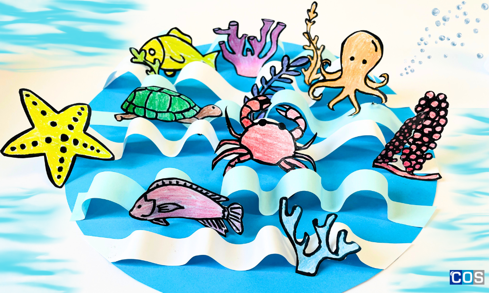 Sea creatures craft activity