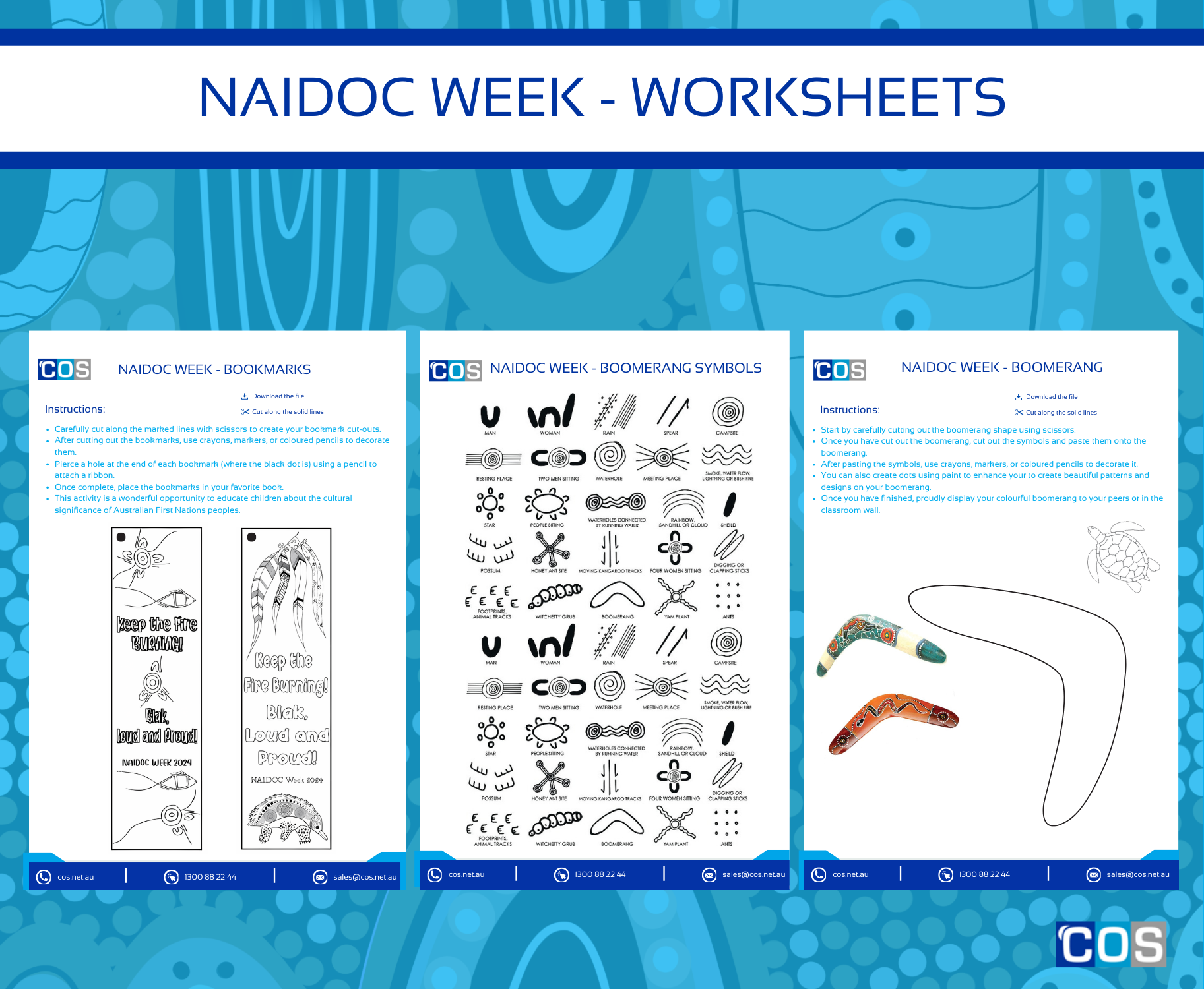 Celebrate NAIDOC Week with Craft Worksheets