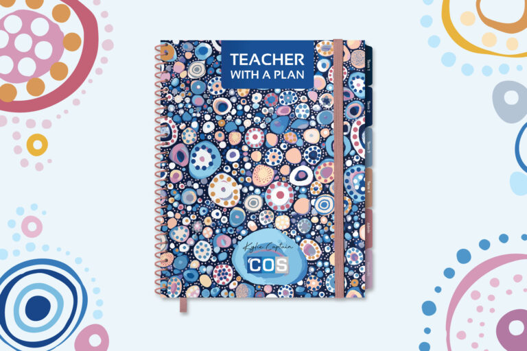 Kylie Captain Teacher planner landing page