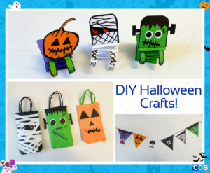 Halloween DIY Crafts: Bounty, bouncing characters, and treat bags