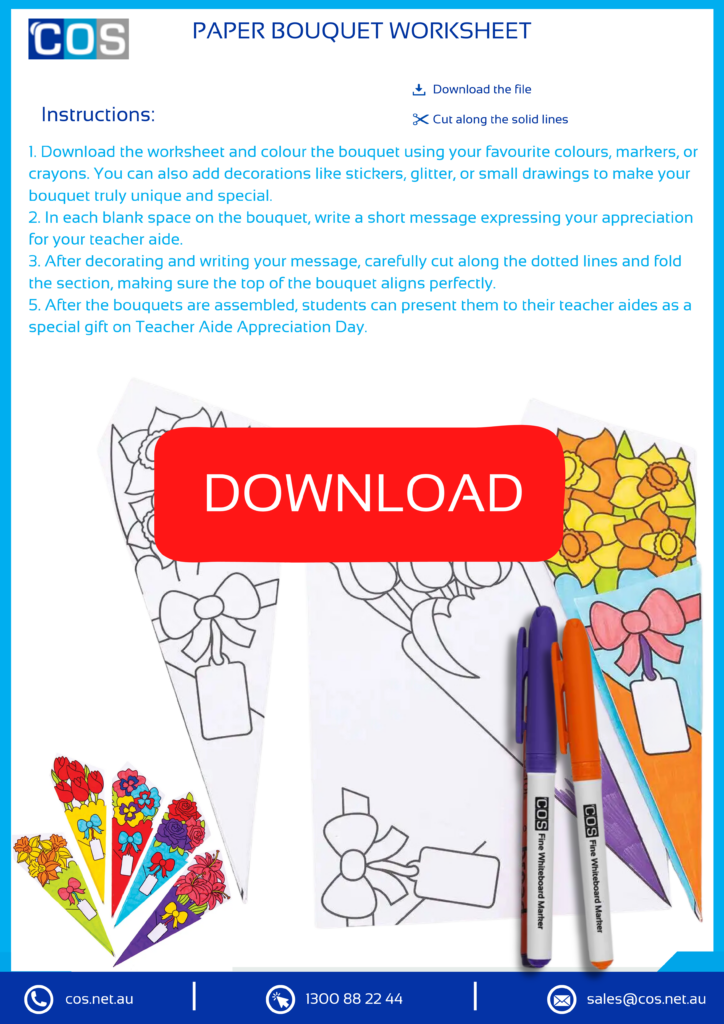 Downloadable worksheet for kids