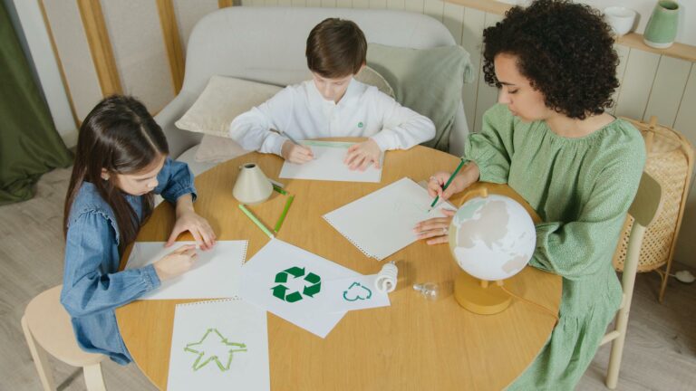 teaching students about recycling